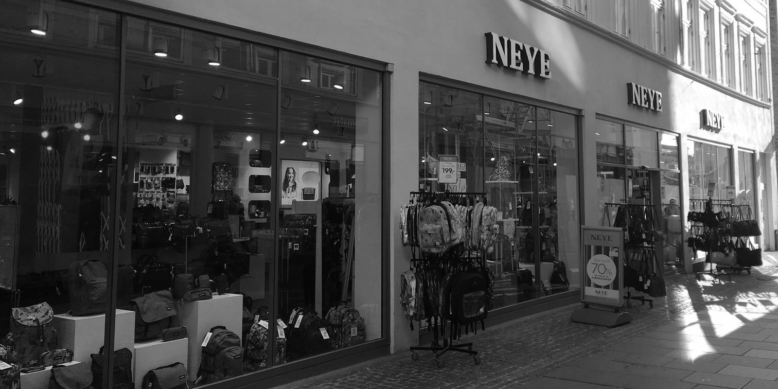 Fremskridt pust væske Aalborg - Bispensgade - NEYE butik